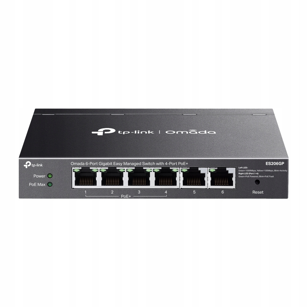 6-portový prepínač TP-Link ES206GP